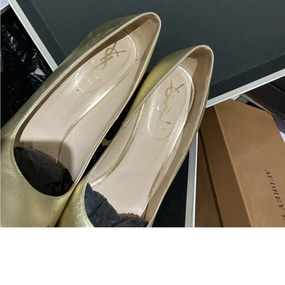 YSL heels 37 1/2 preowned with box - Picture 3 of 14
